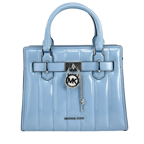 Michael Kors Hamilton Small Quilted Leather Satchel Crossbody