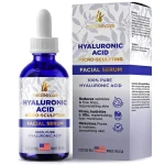Hyaluronic Acid Anti-aging Serum for Face - 100% Pure Medical Formula - 2 oz