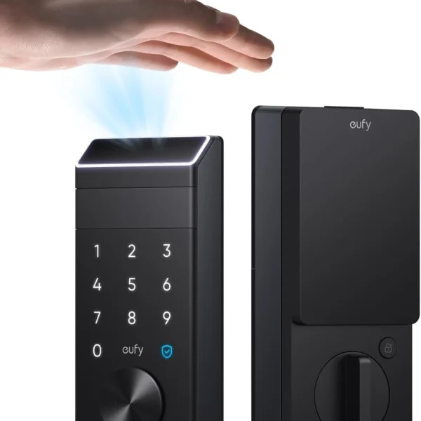 eufy FamiLock E34 Smart Door Lock Palm Vein Recognition Voice Control Deadbolt