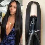 Black Wigs Lace Front Wigs Synthetic Wigs Long Straight Heat Resistant Hair USA